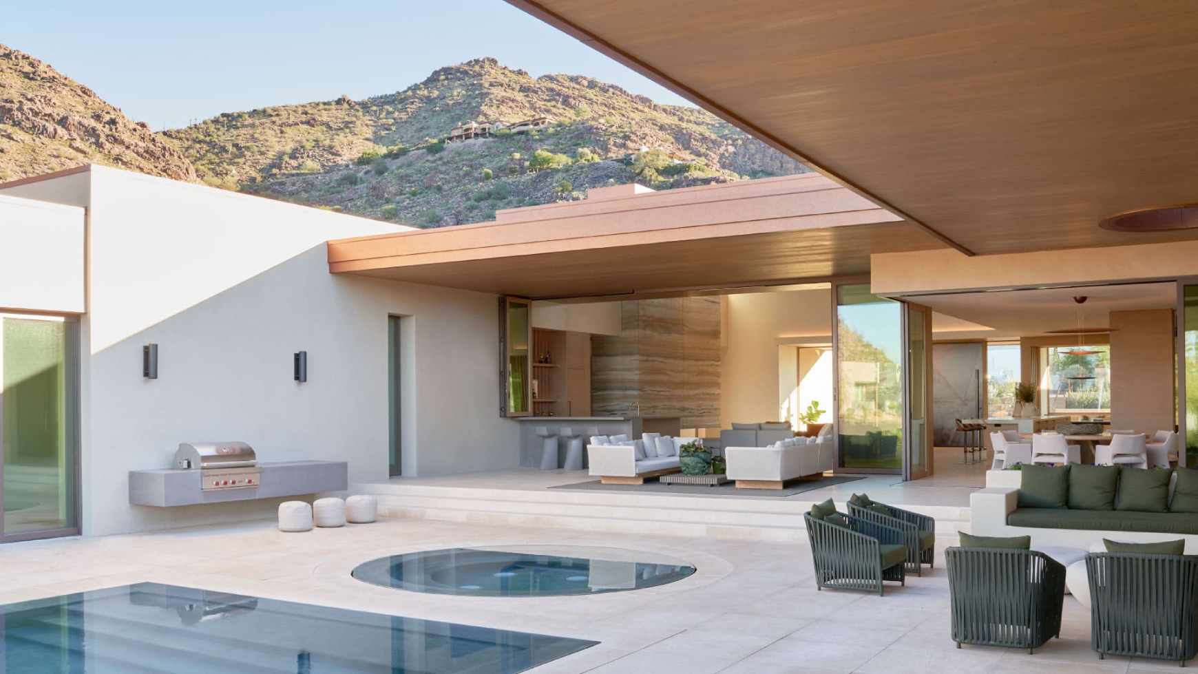 Luxury house with mountain view